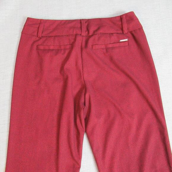 7th Avenue Suiting Collection Pants Womens 10 Red Dress Straight Classy Work - Picture 6 of 15
